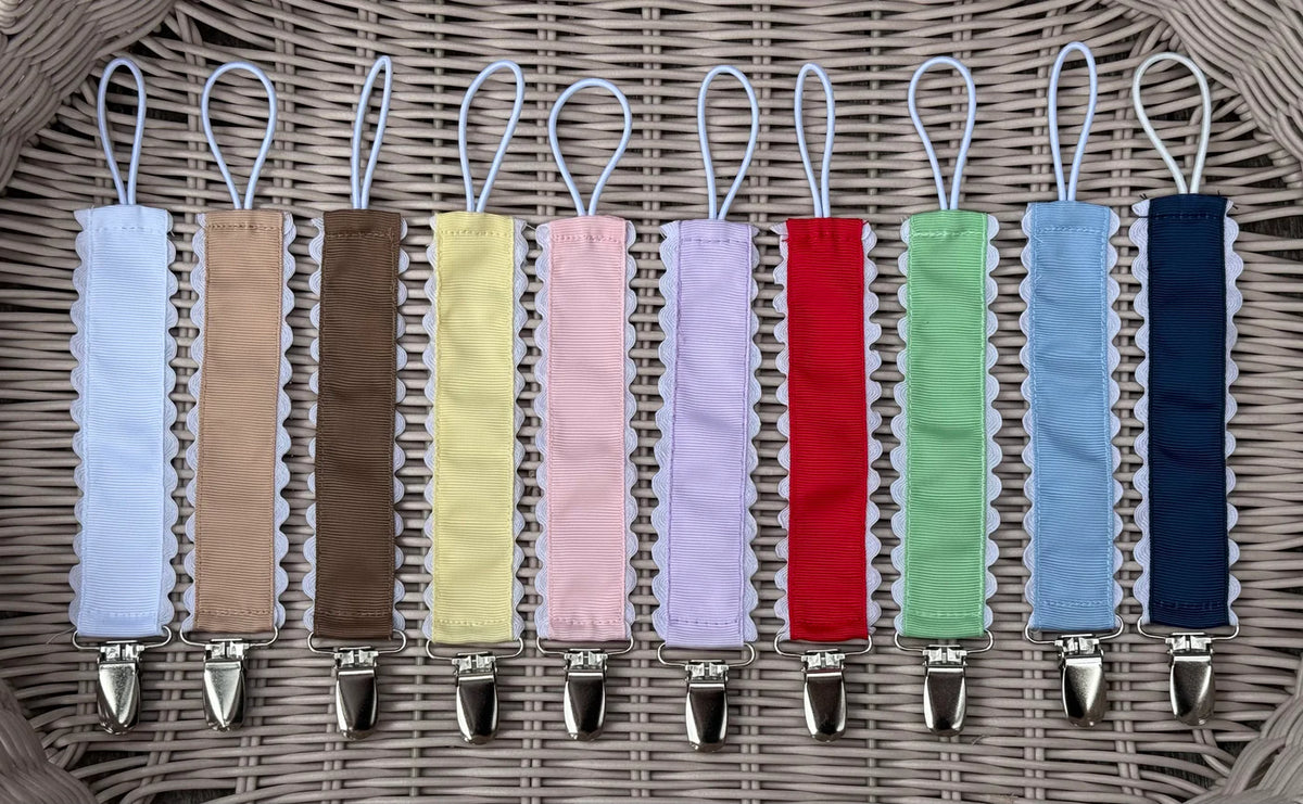 Paci clips - embroider me!