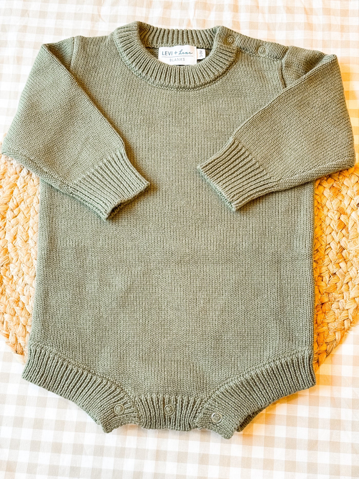 Green knit bubble- NB