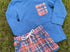 Boys long sleeve plaid set