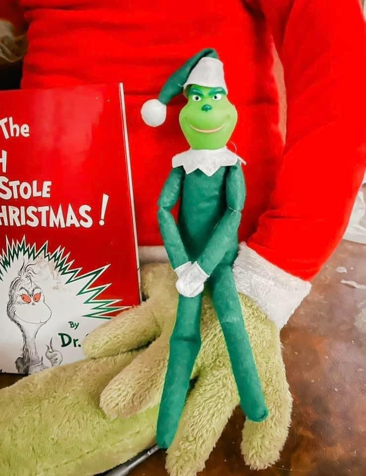 Christmas green guy