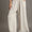 Frayed Hem Wide-Leg Pants oatmeal