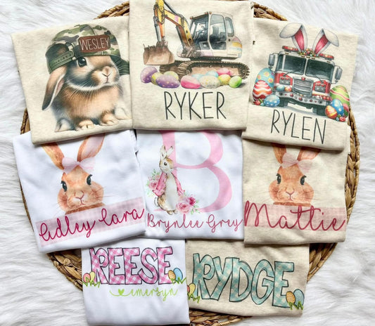 Personalized Easter ETA MARCH