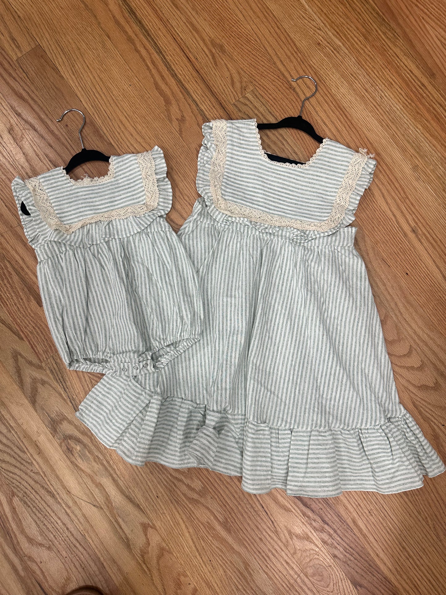 Girls striped dress