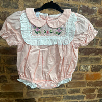Girls ruffle flower bubble