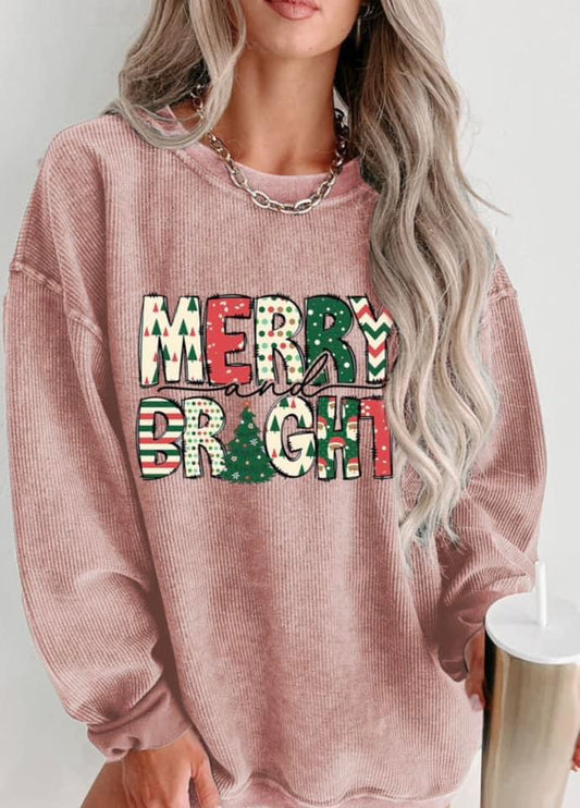 Merry & Bright Corded Crew