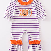Boo Appliqué girls romper