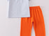 French knot pumpkin boys set