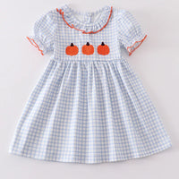French knot pumpkin dress