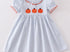 French knot pumpkin dress