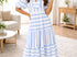 Blue ric rac dress
