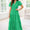 Green maxi dress