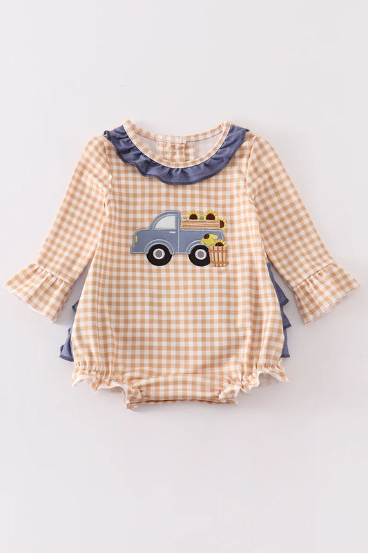 Sunflower truck girls bubble
