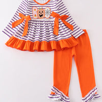 Boo appliqué girls set