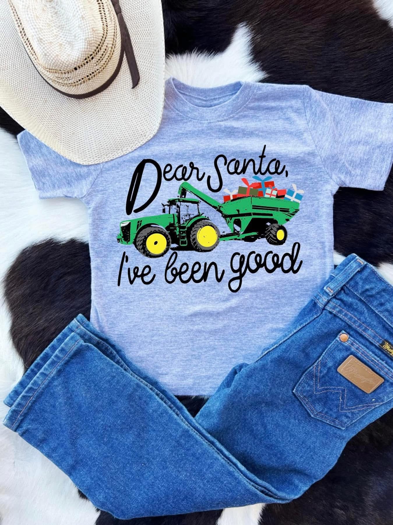 Dear Santa tractor tee