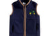 Tractor embroidered vest