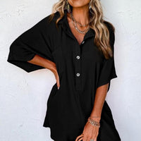 Black flow romper