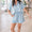 Blue short set