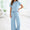 Blue pant set