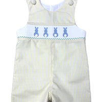 Three sisters smocked bunny hop Jon Jon