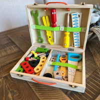 Wooden tool box kit