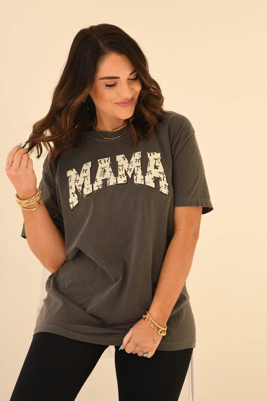 Bow mama tee