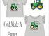 So God Made a Farmer - Boys Embroidered tee