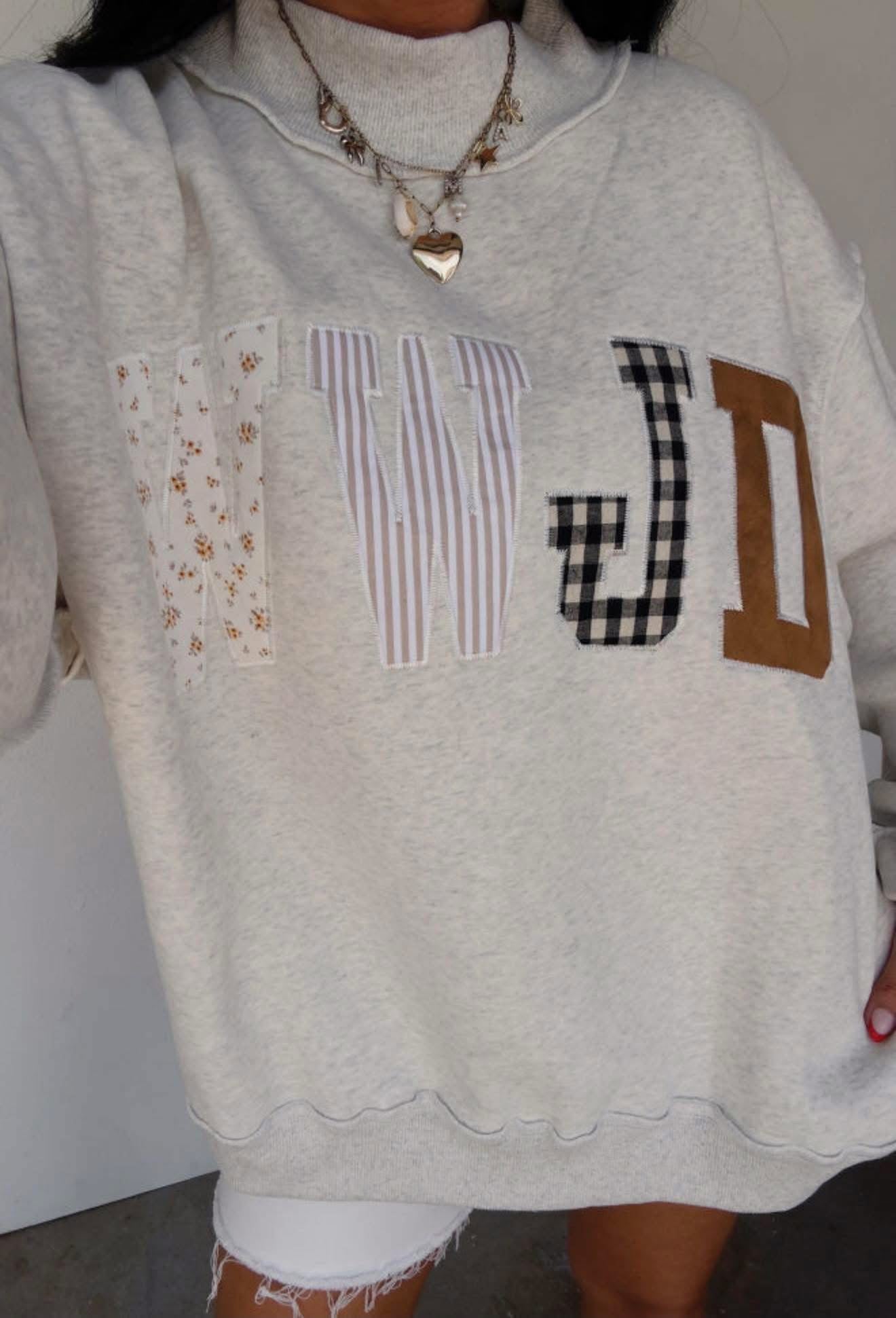 WWJD mock neck