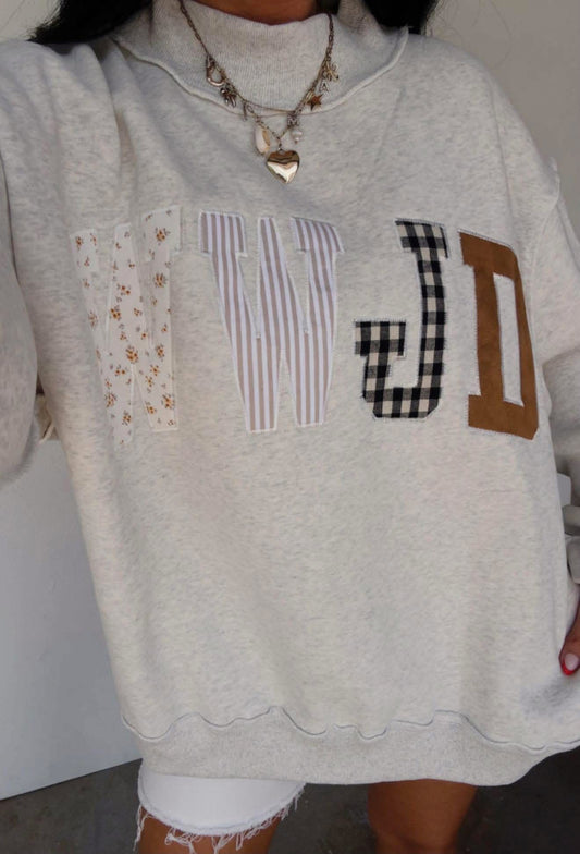 WWJD mock neck