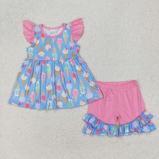 Pink ice cream girls set