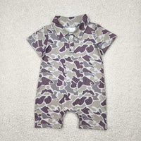 Tan Camo romper