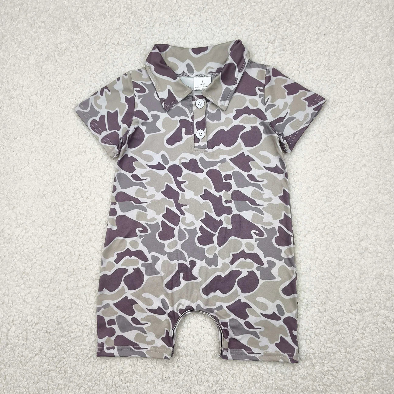 Tan Camo romper