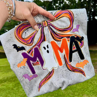 Mama spooky bow tee
