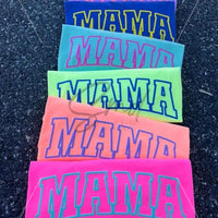 Neon orange MAMA tee- XL