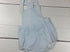 Blue gingham boys romper - embroider me