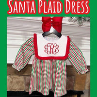 Christmas plaid dress