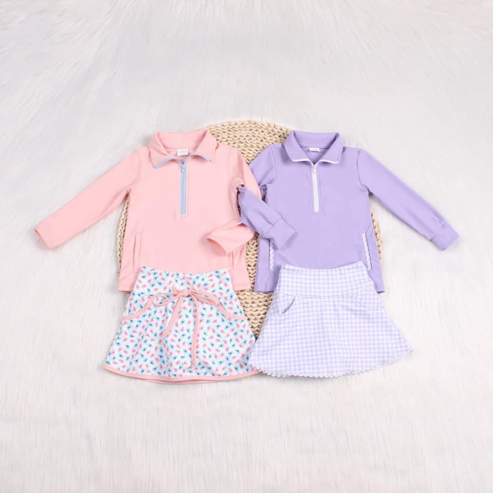 Pastel skort set
