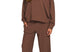 Long sleeve ribbed set- brown