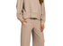 Long sleeve ribbed set- khaki