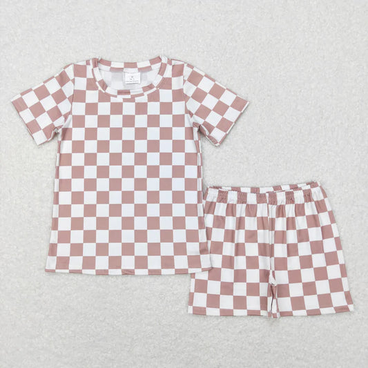 Checker Boys Short Set