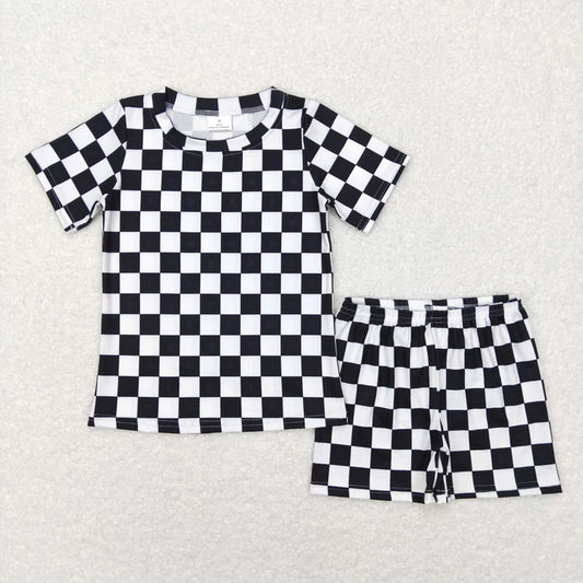 Black check set