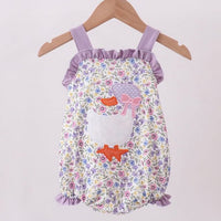 Purple floral goose bubble