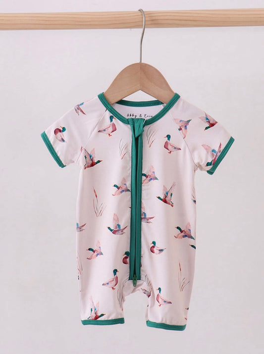 Duck bamboo romper