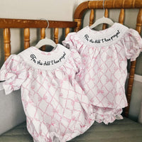 For this Child I have prayed smocked bubble 0/3M