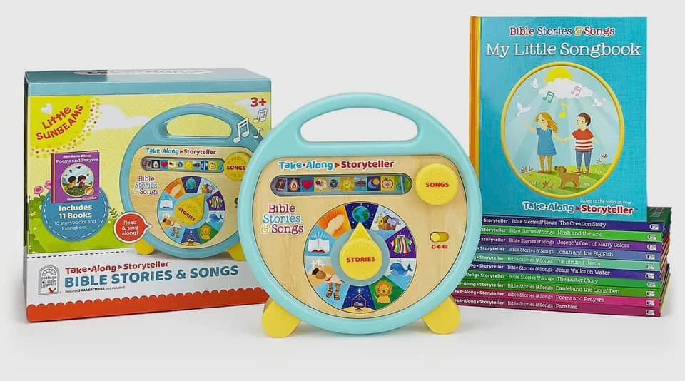 Bible story teller interactive book set