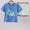 Blue excavator short set