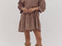 Mocha tiered dress