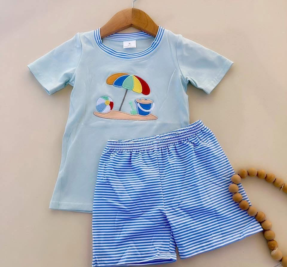 Boys beach short set