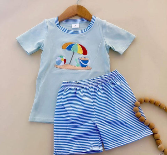 Boys beach short set