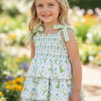 Spring floral dress