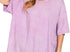 Acid wash boyfriend tee- b lavender